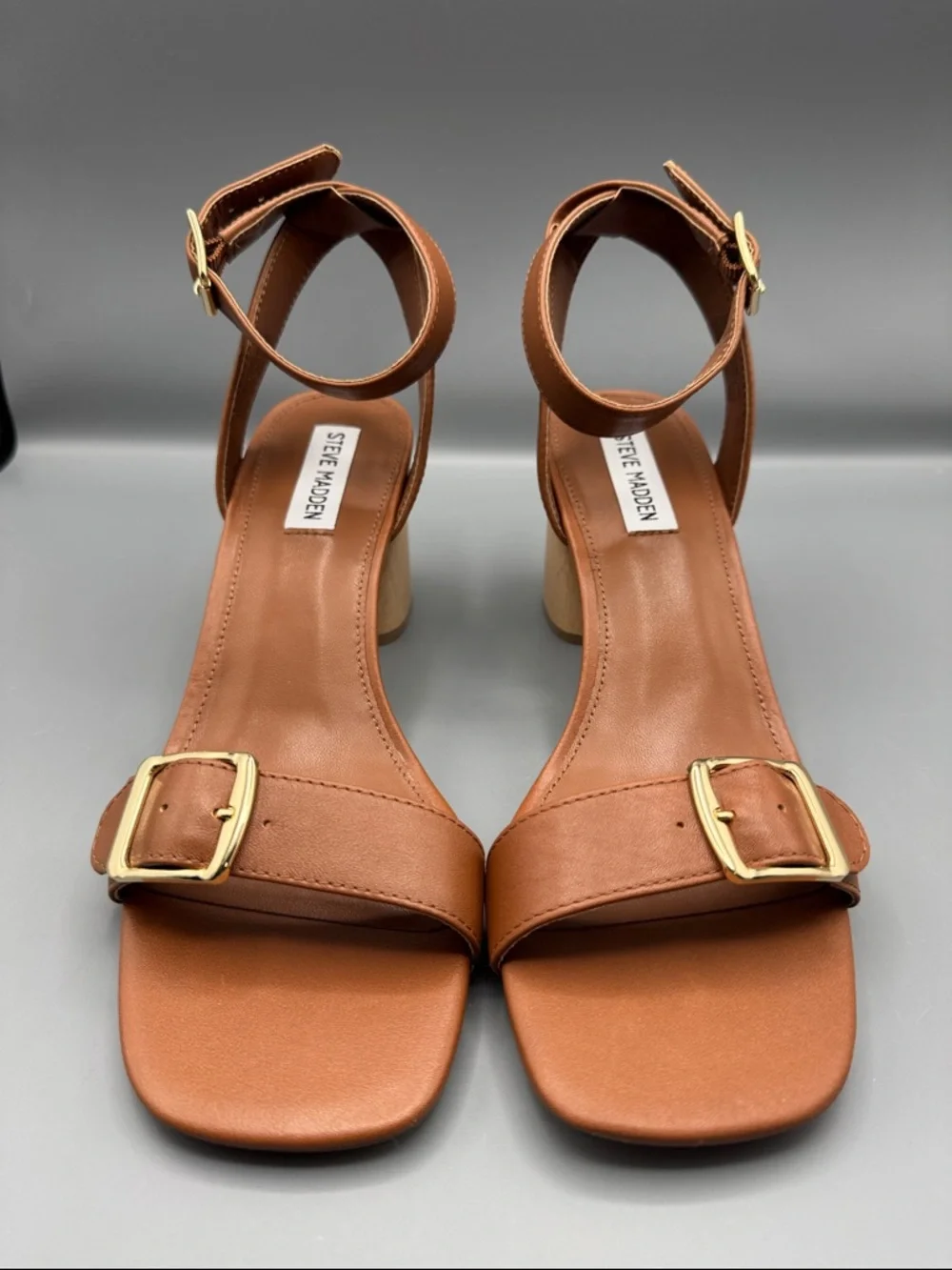 Steve Madden Women's Mindi Block-Heel City Sandals - Picture 2 of 4
